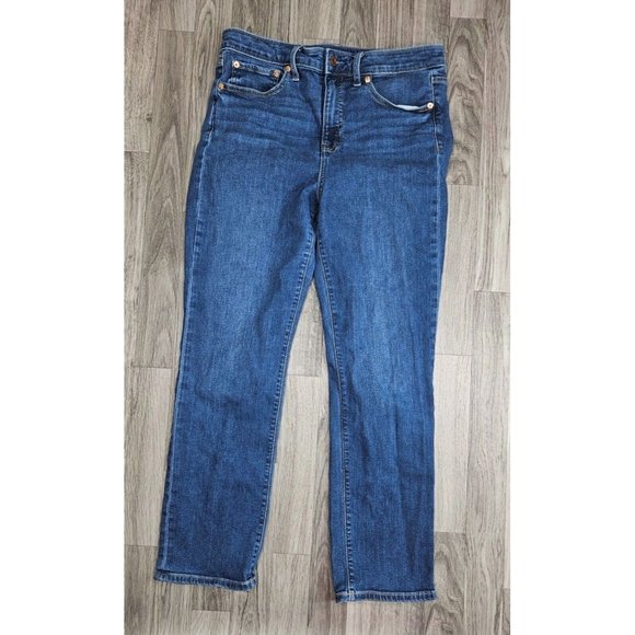 GAP Denim - Gap Womens Size 31 / 12 Short Classic Straight High Rise Denim Blue Jeans
